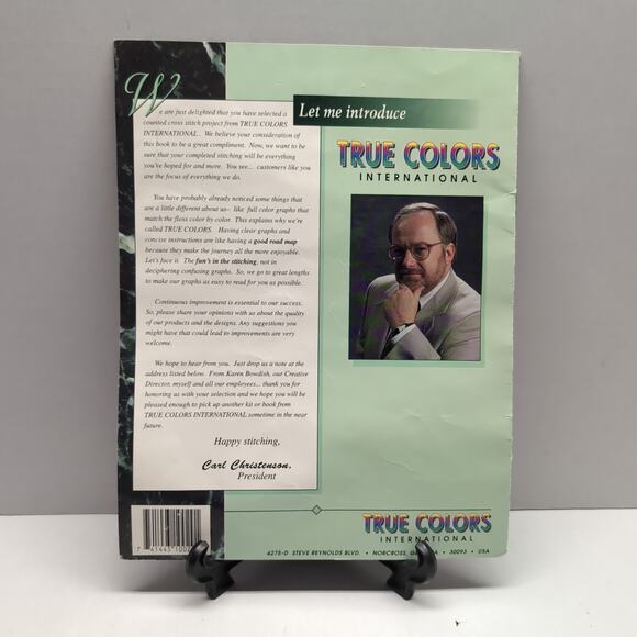 True Colors Tropical Fish Tales Cross Stitch Pattern Leaflet Karen Bowdish - Picture 2 of 3